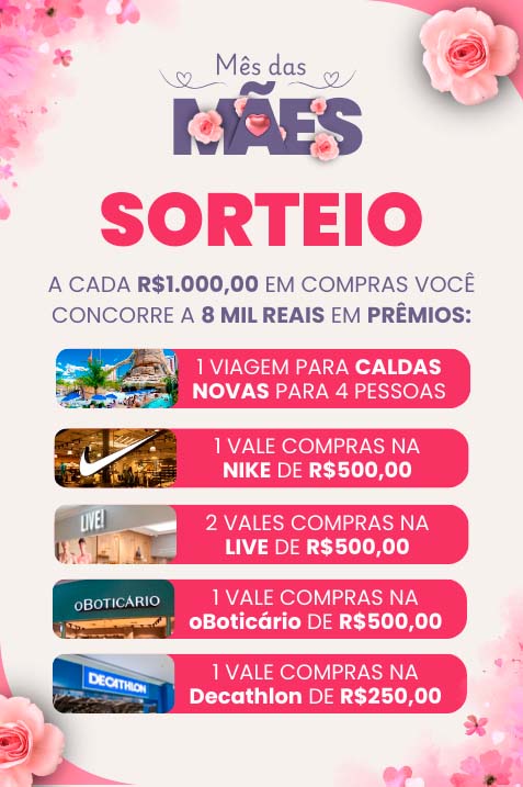 Dias das Mães banner mobile